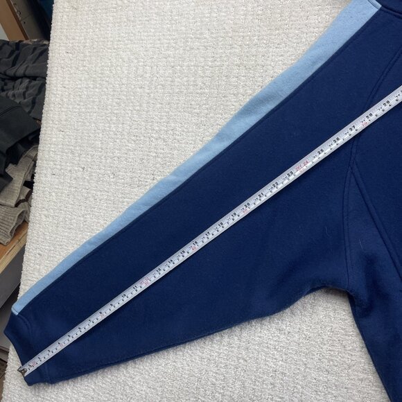 Vintage Starter UNC North Carolina Blue Fleece Hoodie Sweatshirt Size XL Read - Picture 14 of 16